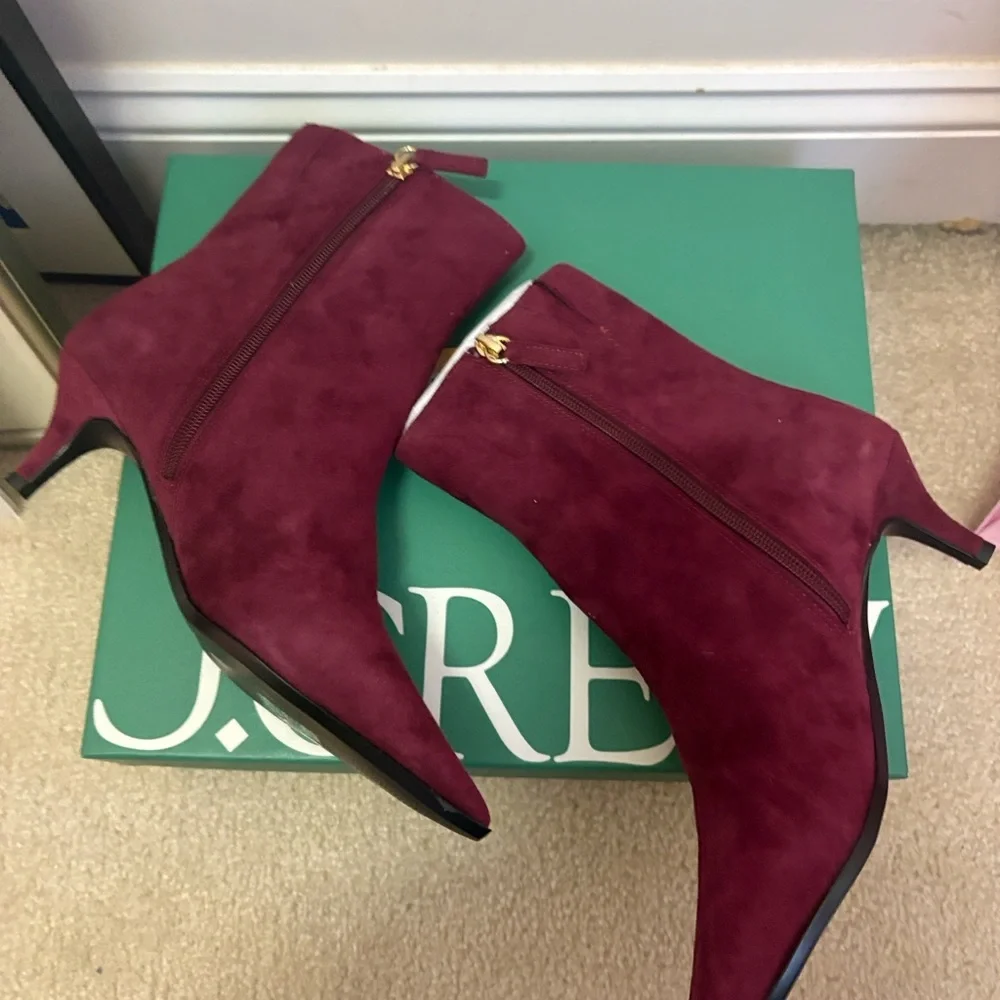 J. CREW STEVIE ANKLE BOOTIES-  NEW - Picture 2 of 8